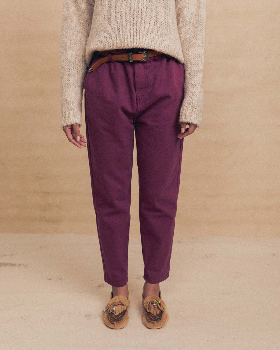 Pantalon Tao bougainvillier violet 2