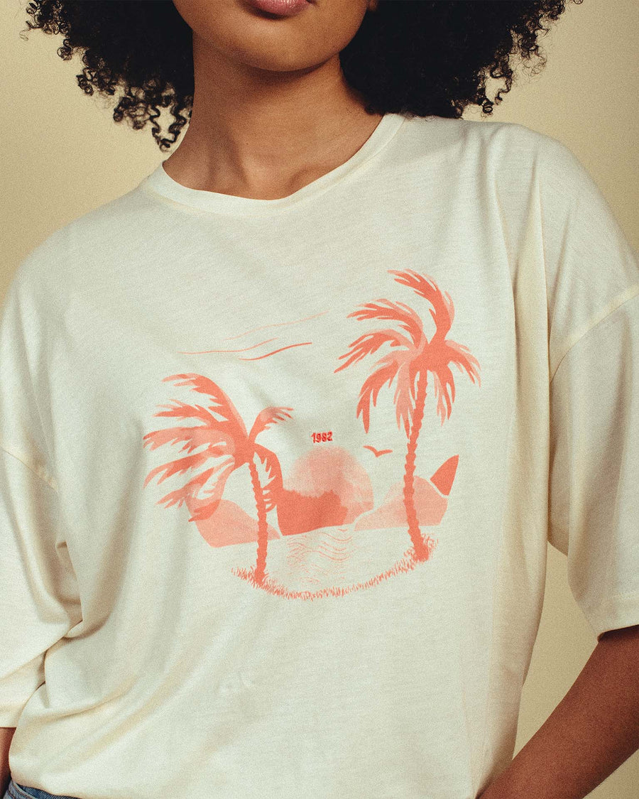 T-shirt Zack print palmier 2